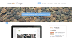 Desktop Screenshot of hovewebdesign.com